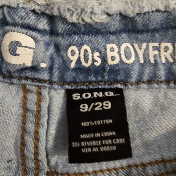 SONG 90s Boyfriend jeans size 29 - Picture 5 of 8